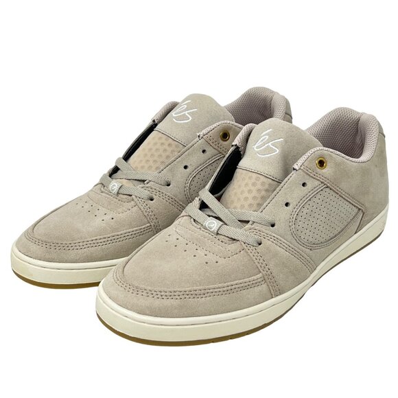 eS Accel Slim Gray Sti Mens Suede Leather Sneakers Natural Rubber Skate Shoe 9.5 - Picture 1 of 13